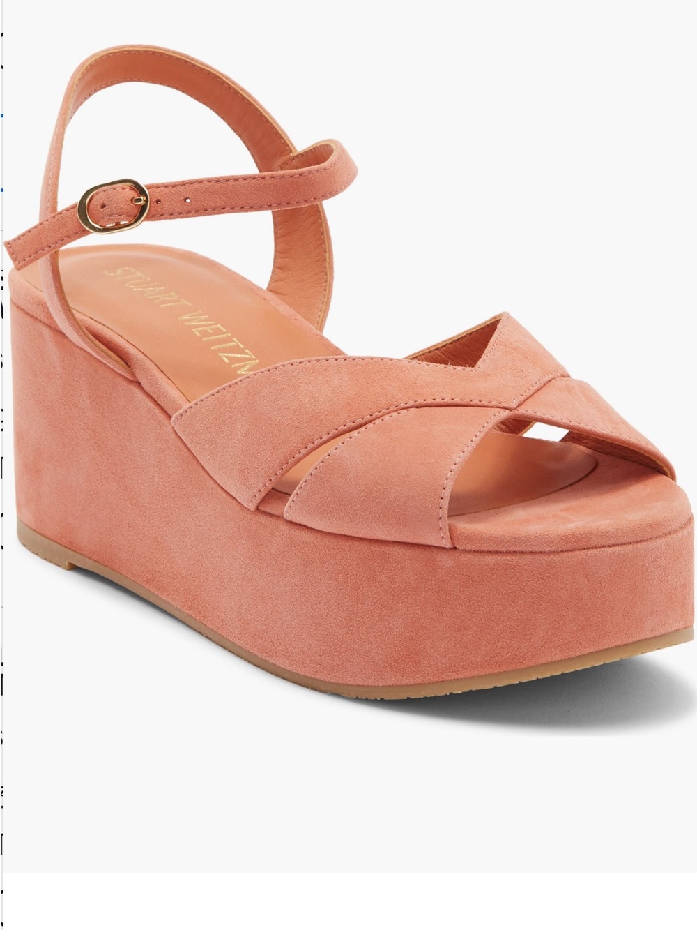STUART WEITZMAN Carmen Midi Wedge Sandals